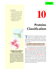 Proteins Classification
