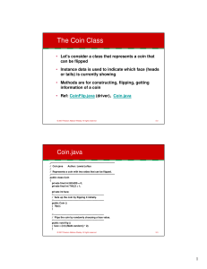 The Coin Class