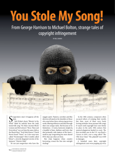 From George Harrison to Michael Bolton, strange tales of copyright