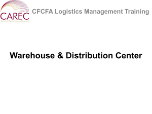 Warehouse and Distribution Center