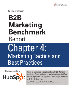 B2B Marketing Benchmark
