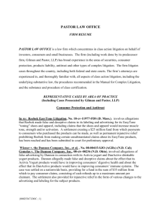 Firm Resume PDF