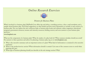 Online Research Exercises