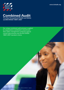 Combined Audit - British Safety Council