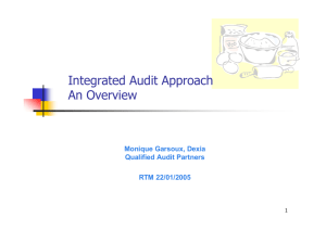 Integrated Audit Approach An Overview