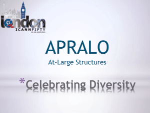 London APRALO Roll call 2014