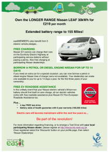 Nissan Leaf flyer