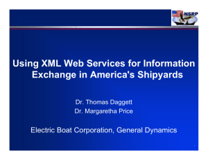 Using XML Web Services for Information Exchange in America's
