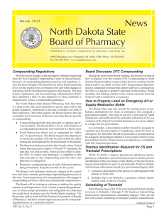 News North Dakota State Board of Pharmacy