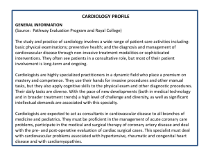 cardiology profile - Canadian Medical Association