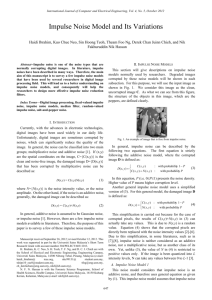 Impulse Noise Model and Its Variations