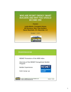 who are resnet energy smart builders and why you should
