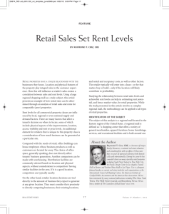 Retail Sales Set Rent Levels - The Counselors of Real Estate