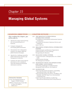 Managing Global Systems