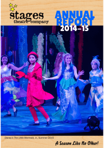 annual report - Stages Theatre Company