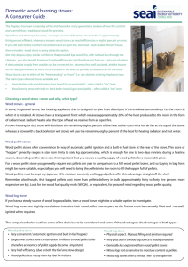 Domestic wood burning stoves - the Sustainable Energy Authority of