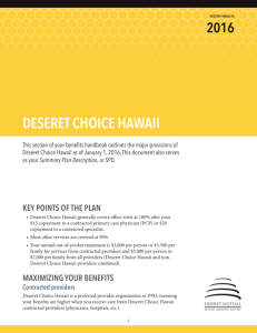 Deseret Choice Hawaii