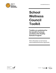 School Wellness Council Toolkit