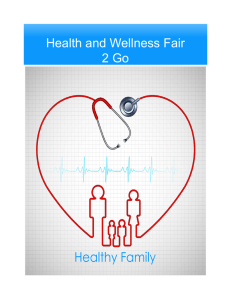 Health and Wellness Fair Program