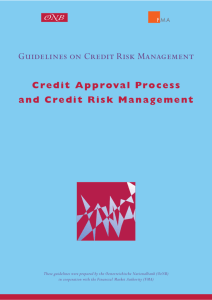 Credit Approval Process and Credit Risk Management