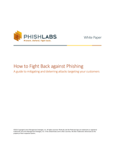 How to Fight Back against Phishing - About
