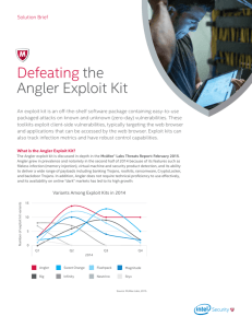 Defeating the Angler Exploit Kit