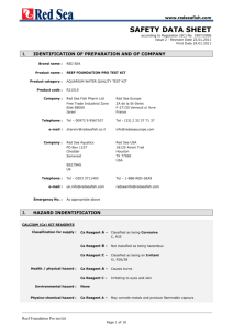 SAFETY DATA SHEET