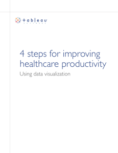 4 steps for improving healthcare productivity