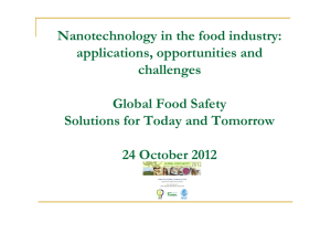 Nanotechnology in the food industry: applications