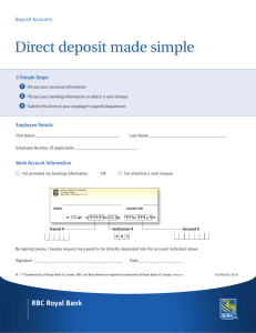 Direct deposit made simple