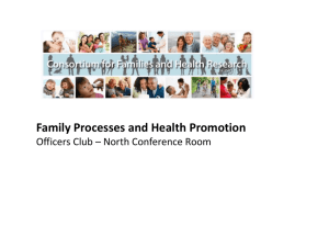 Family Processes and Health Promotion