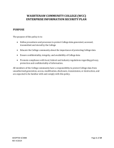 Enterprise Information Security Plan