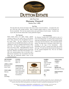 2010 Manzana Pinot Noir - Dutton Estate and Sebastopol Vineyards