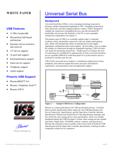 Universal Serial Bus