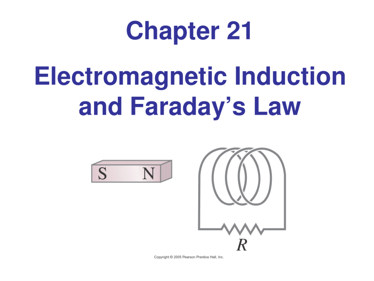 Chapter 21 Electromagnetic Induction And Faradays Law 