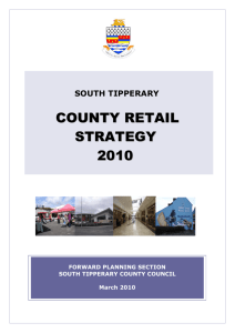 South Tipperary County Retail Strategy 2010