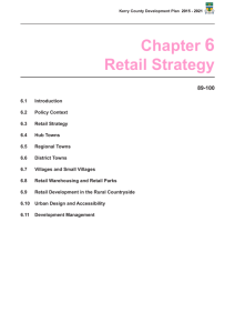 Retail Strategy - Kerry County Development Plan 2015-2021