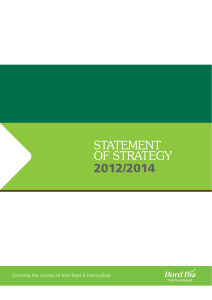 Statement of Strategy 2012/2014