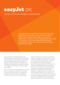 notice of annual general meeting 2014