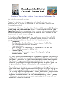 Dobbs Ferry School District Community Summer Read!