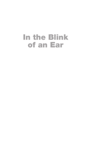 In the Blink of an Ear - Seth Kim