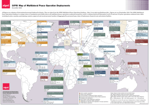 SIPRI Map of Multilateral Peace Operation Deployments
