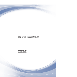 IBM SPSS Forecasting 22