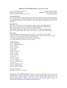 Syllabus PHP5005 F'15 - University of Florida