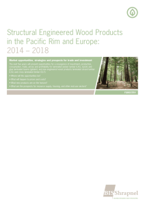 Structural Engineered Wood Products in the Pacific Rim and Europe