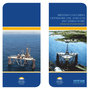 British Columbia Offshore Oil and Gas 2007 Directory