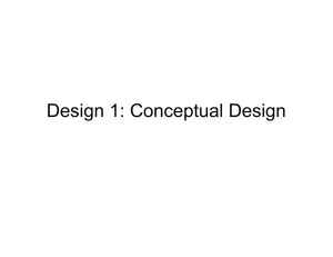 Design 1: Conceptual Design