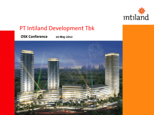 - PT Intiland Development Tbk