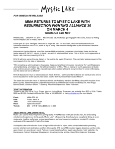 mma returns to mystic lake with resurrection fighting alliance 36 on