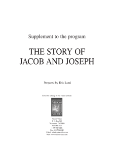 the story of jacob and joseph